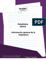 ESTADISTICA BASICA U1 - Informacion - General