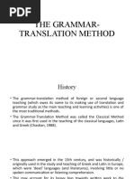 Grammar Translation Method