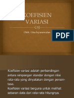 Koefisien Variasi