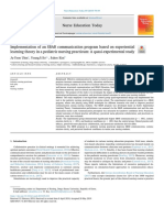 Implementation of An SBAR Communication Program