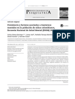 FACTORES ASOCIADOS A TRASTORNOS MENTALES EN INFANTES COLOMBIA