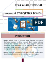 Busines Ethic (Etika Bisnis)