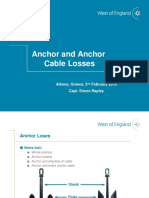 Anchor and Anchor Cable Losses