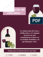 Elaboración de Vino Tinto