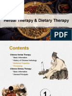 Chinese Herbal Therapy and Dietary Therapy