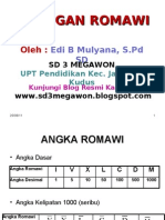 Bilangan Romawi - SD 3 Megawon