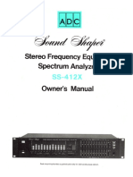 Adc SS 412X Owners Manual