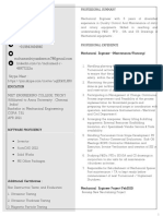 CV Mohamed Riyasdeen - Mechanical Engineer