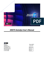 ANSYS Autodyn Users Manual