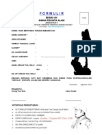 Formulir: EKSIS 181 Siswa Pecinta Alam