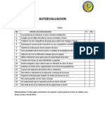 AUTOEVALUACION