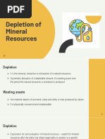 Depletion For Mineral Resources