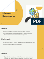 Depletion For Mineral Resources