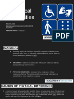 Physical Disabilities 1