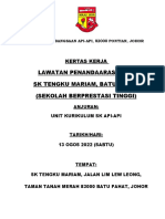 Kertas Kerja Lawatan Penanda Aras TMS 2022