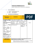 Act. de Aprendizaje N°02 - 1ero Secundaria