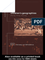 Sarah Holloway - Children - S Geographies (Critical Geographies) (2000)