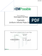 Example 4 Uniform Infinite Plate Charge 1