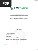 Lecture Slab Waveguide Analysis