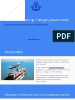 Fractional Ownership in Shipping Investments