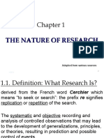 1 The Nature of Research