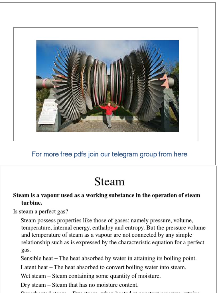 Steam Turbine Pdf Turbine Steam