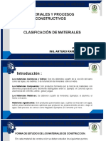 Clasificación de Los Materiales