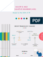 Major and Mild Neurocognitive Disorders