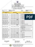 February Individual Workweek Accomplishment Plan 2021