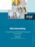 Microteaching: An Opportunity For Meaningful Professional Development