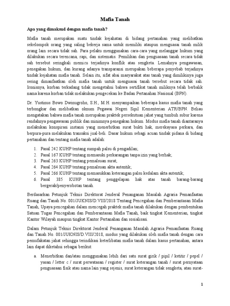 Jusuf Kalla Bongkar Modus Mafia Tanah yang Sebabkan Sengketa, Mulai dari Rekayasa Hukum hingga Pemal