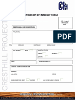 Cresthill Expression of Interest Form