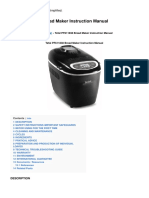 pf611838 Bread Maker Manual