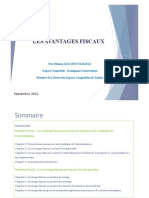 Cours Avantages Fiscaux Part 1