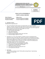 Form Soal Usp 2021 Paket Cadangan