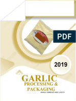 Garlic Processing & Packaging Business Plan