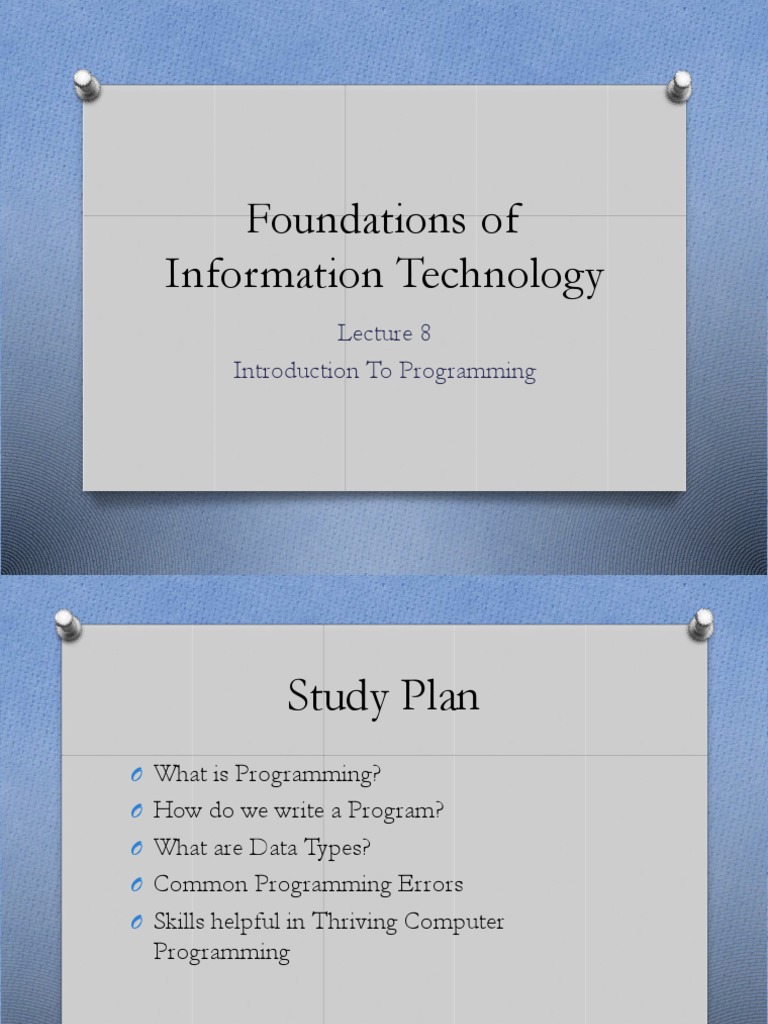 Introduction To Programming PDF Data Type Computer Programming