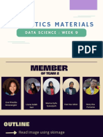 Statistics Materials: Data Science: Week 9