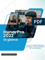 HunarPro 2022 at a glance - Career in Mobile Robotics Awaits for You