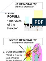Myths of Morality: Challenging Popular Beliefs