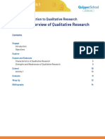 FINAL (SG) - PR1 11 - 12 - UNIT 2 - LESSON 1 - Overview of Qualitative Research