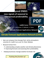 Beyond ENSO: New Signals of Seasonal To Interannual Predictability