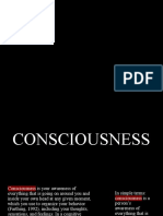 Consciousness Report Psycology 1