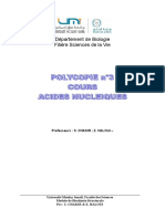 Polycopién°3 AcidesNucléiquesCHAKIR&HALOUI