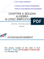 Chap 4 Boolean Algebra and Logic Simplification