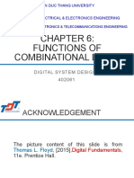 Chap 6 Functions of Combinational Logic