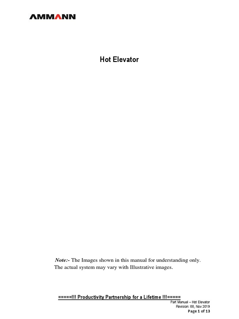 (Hot Elevator) | PDF | Elevator | Mechanical Engineering