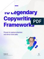 10 Legendary Copywriting Frameworks