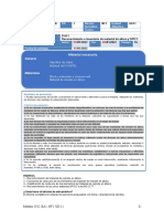 Pt111. Reconocimiento e Inventario de Material de Altura y SPICC. Castellano