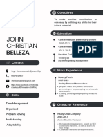 BS Hospitality Management resume objectives education experience skills